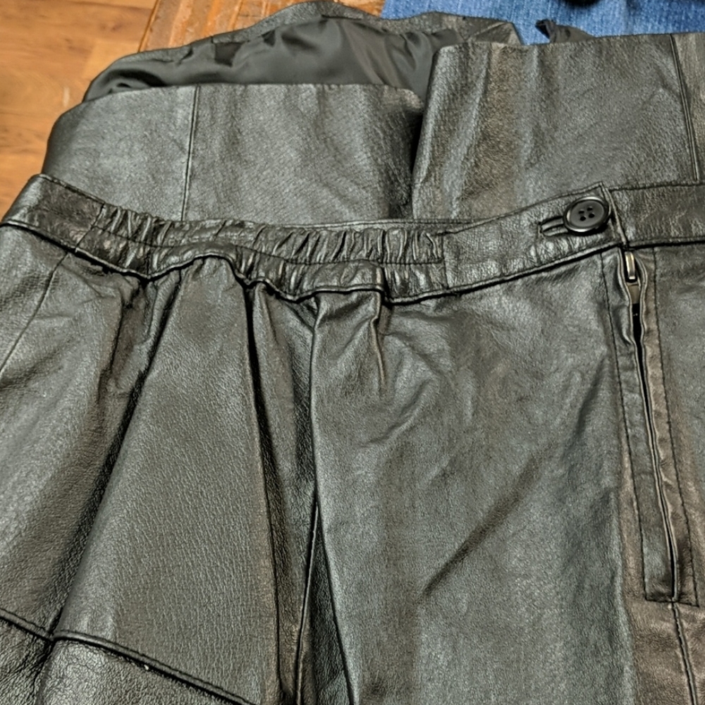 NWT Maggie Barnes Genuine Leather Skirt Size 1X - Picture 5 of 8